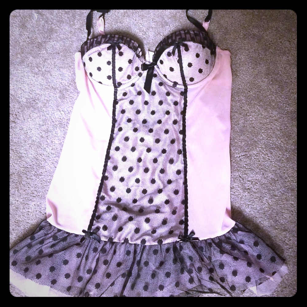 Rampage intimates babydoll nightie lingerie